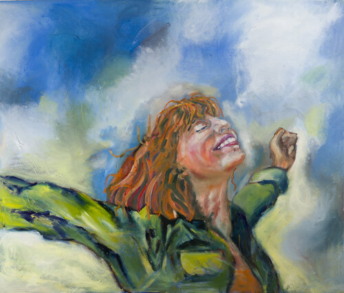 Vivre à tire-d'aile by Géraldine Bard, Painting for Sale on Select