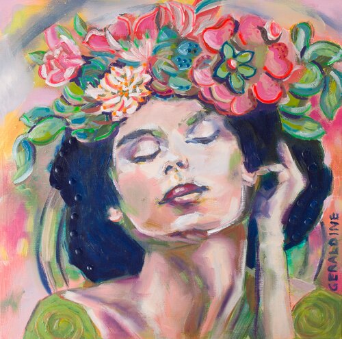 Je brille by Géraldine Bard, Painting for Sale on Select