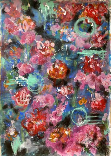 Boccadirosa by Monica Argentino, Painting for Sale on Select