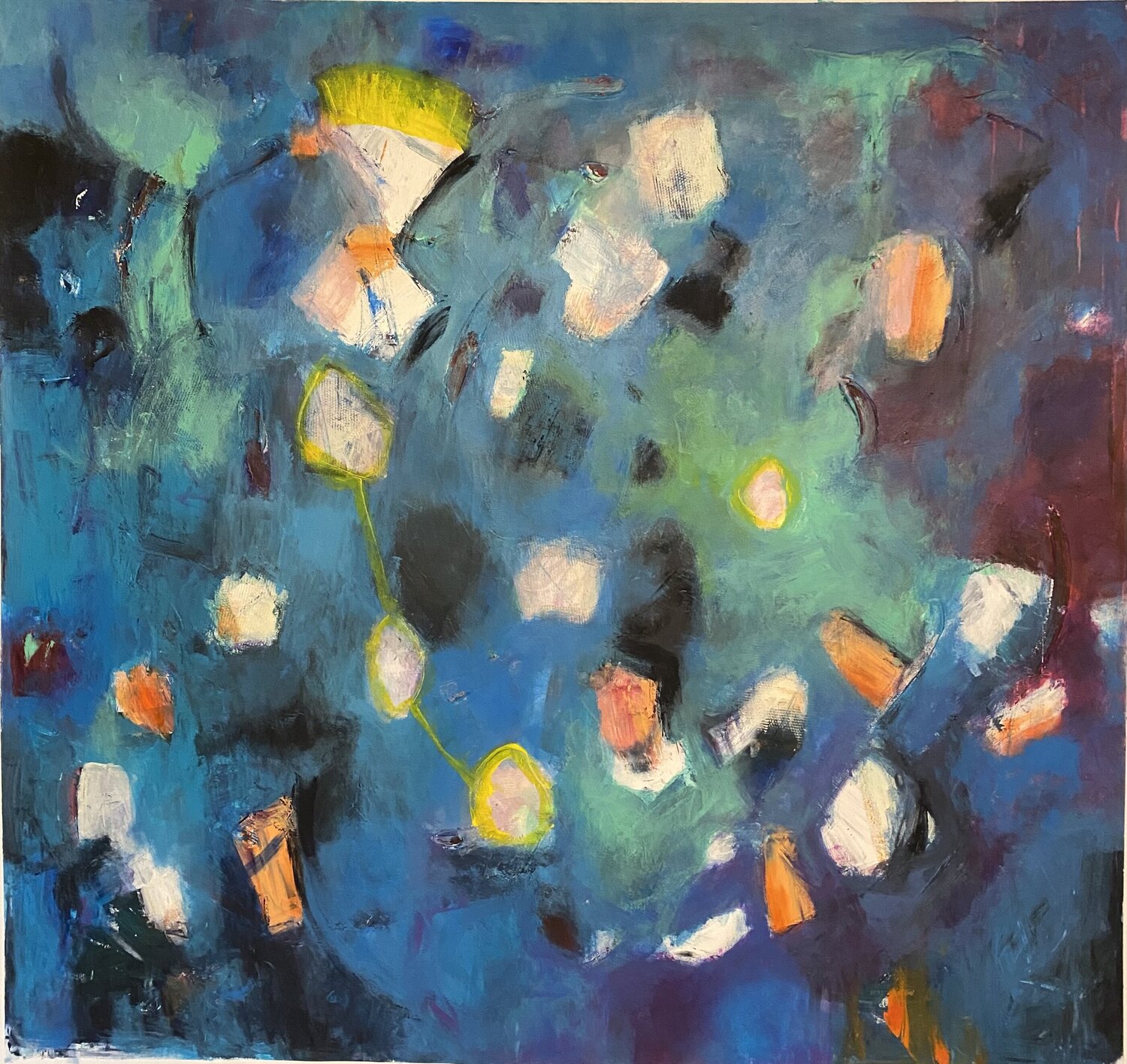Serie  “Gazzie:rimembranza”n.7 Monica Argentino Original painting for sale