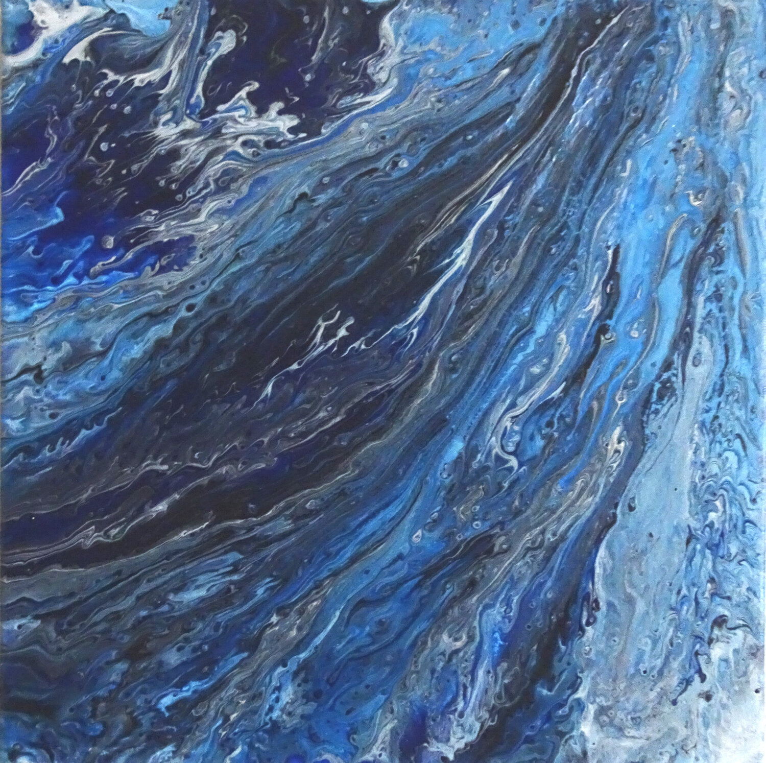 Oceanic Waves – Blue Storm Olga Milova Original painting for sale