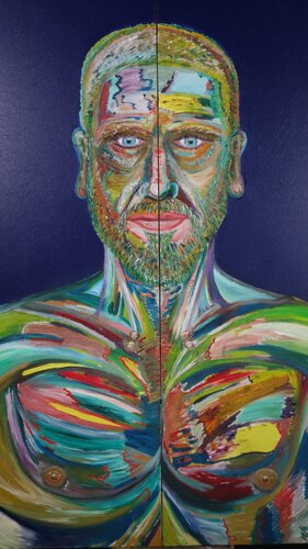 Selfreflection 1 by Tilo Tscheulin, Painting for Sale on Select