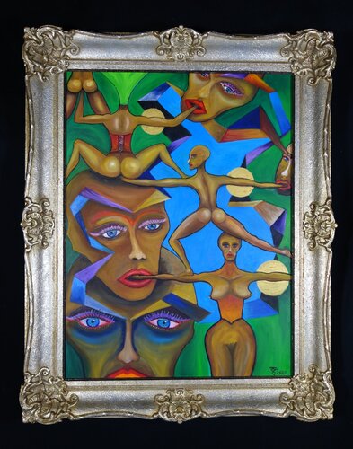 OLYMPIA by Tilo Tscheulin, Painting for Sale on Select
