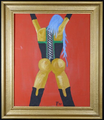 A Fetish Dream in 1999 by Tilo Tscheulin, Painting for Sale on Select