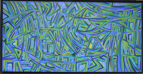 Abstrakte Studie 2 by Tilo Tscheulin, Painting for Sale on Select