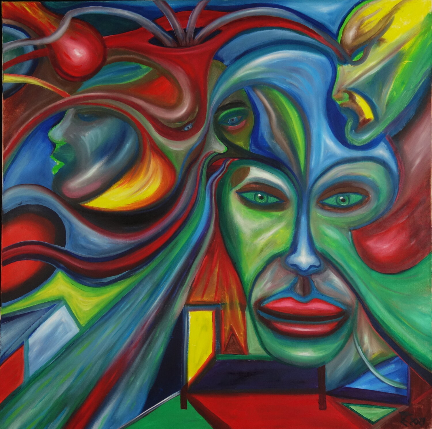 I had a Dream Tilo Tscheulin Original painting for sale