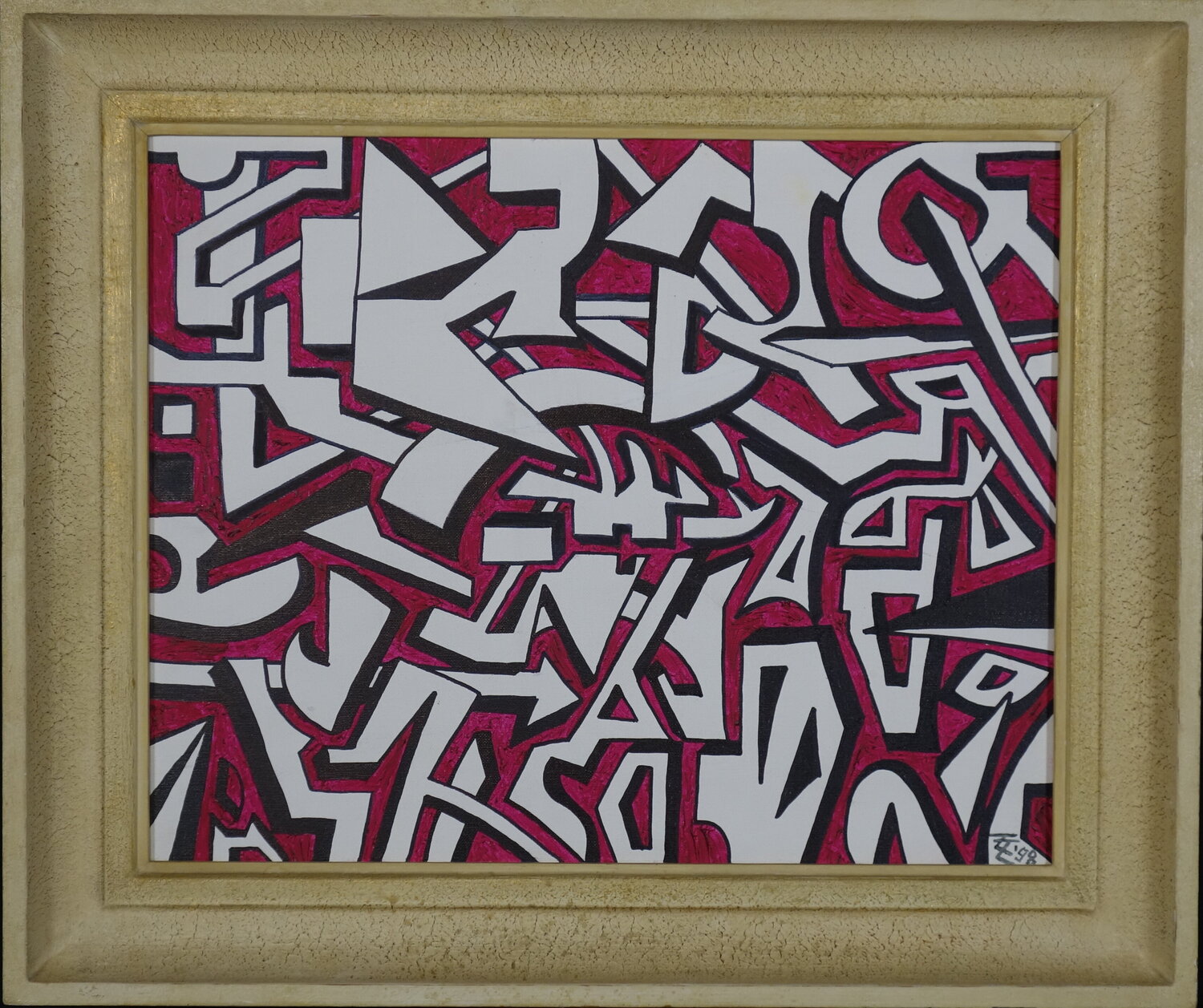 Abstrakte Studie Tilo Tscheulin Original painting for sale