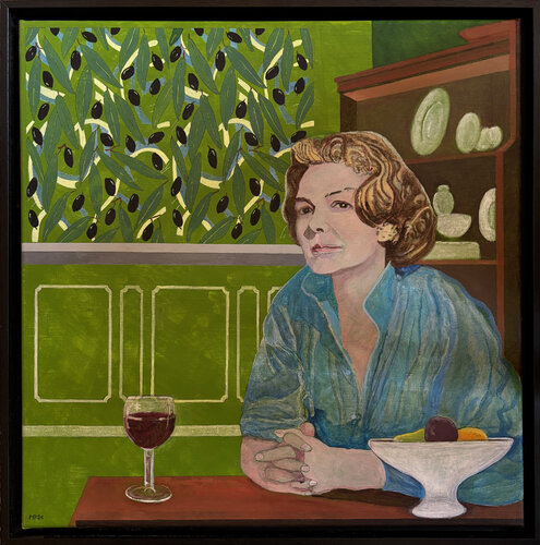 Elizabeth David by Moorland Productions (Kenneth Hay / Seetha A), Painting for Sale on Select