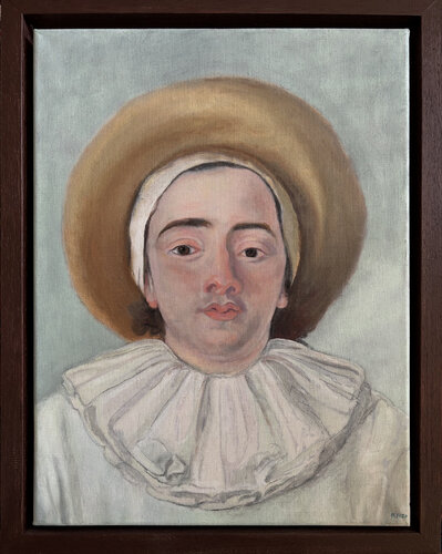 Study after Watteau's "Gilles" by Moorland Productions (Kenneth Hay / Seetha A), Painting for Sale on Select