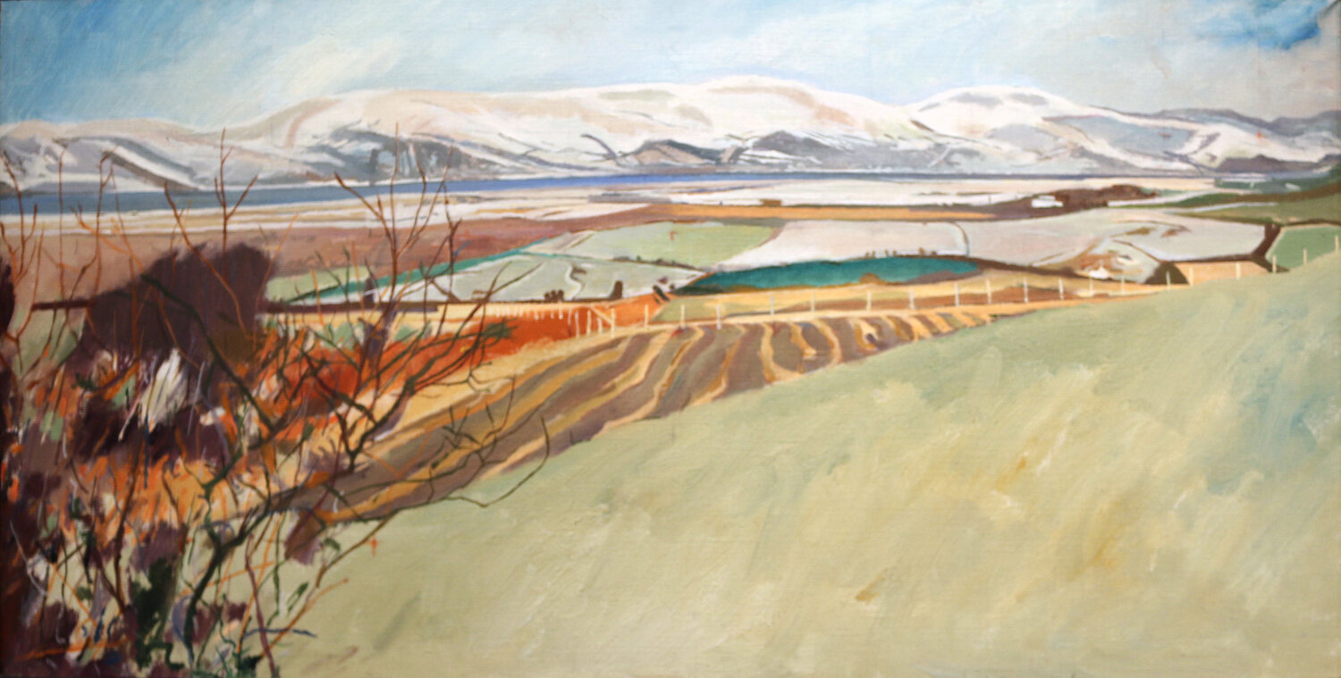 Dovey Estuary, Borth Moorland Productions (Kenneth Hay / Seetha A) Original painting for sale