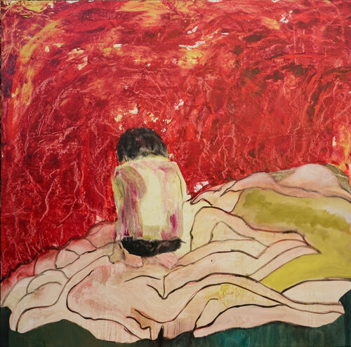 Tanto agitato che rompe tutto e grida giorno e notte by Elidon Mucaj, Painting for Sale on Select