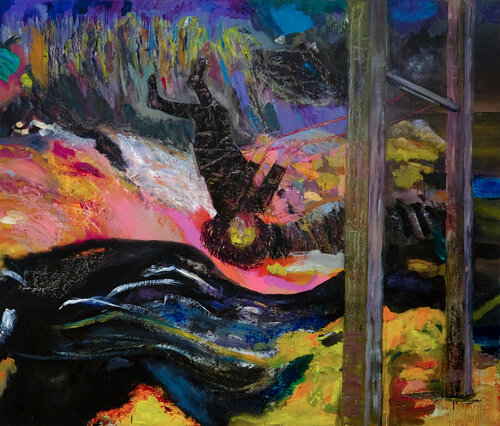 Giocare by Elidon Mucaj, Painting for Sale on Select
