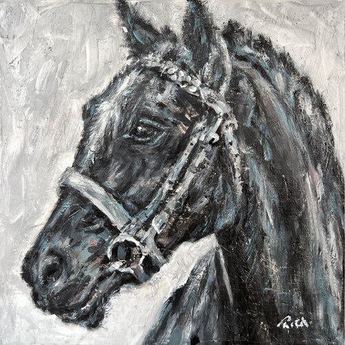 Horse Study II by Rita Hsu, Painting for Sale on Select
