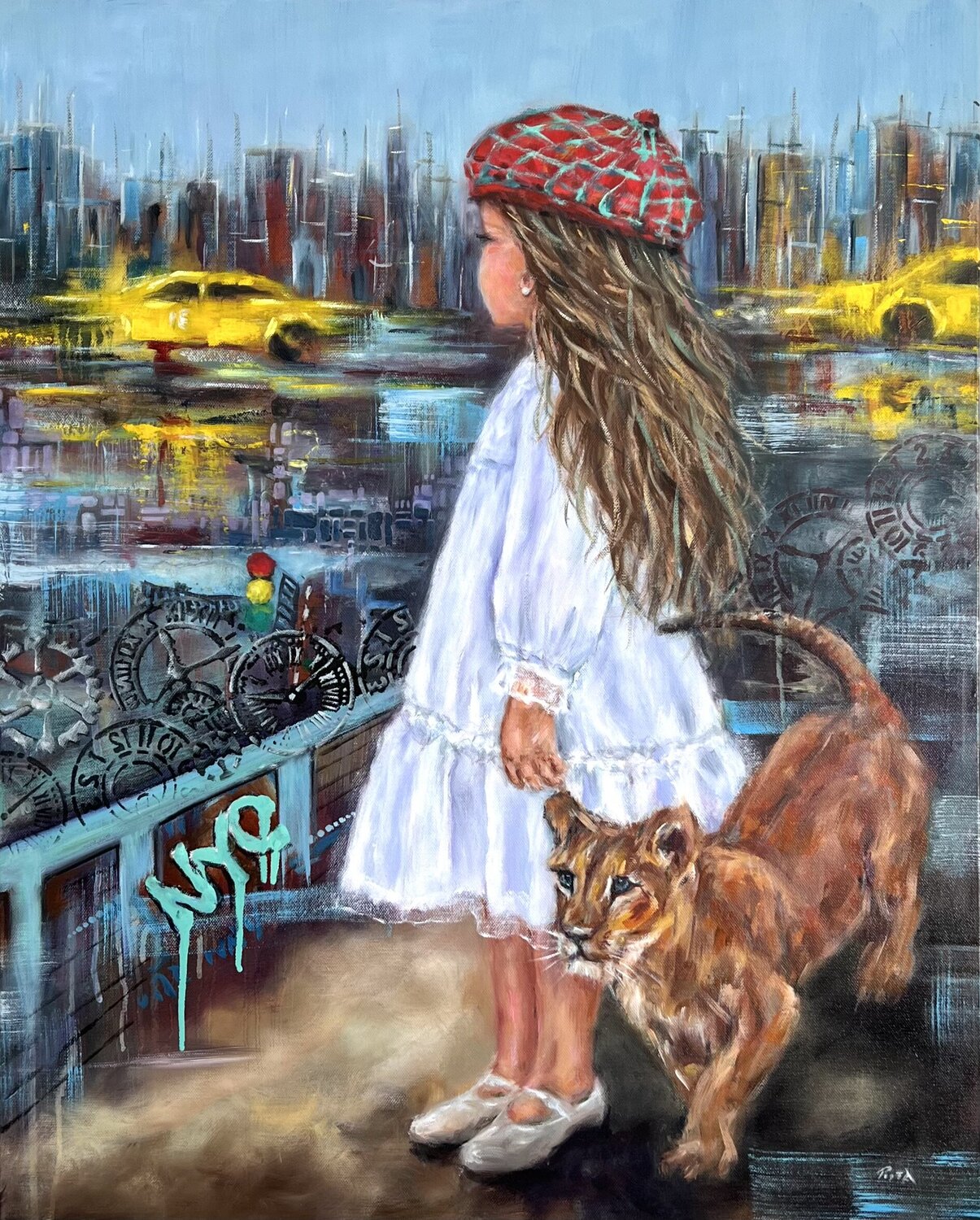 Braving The Unknown Rita Hsu Original painting for sale