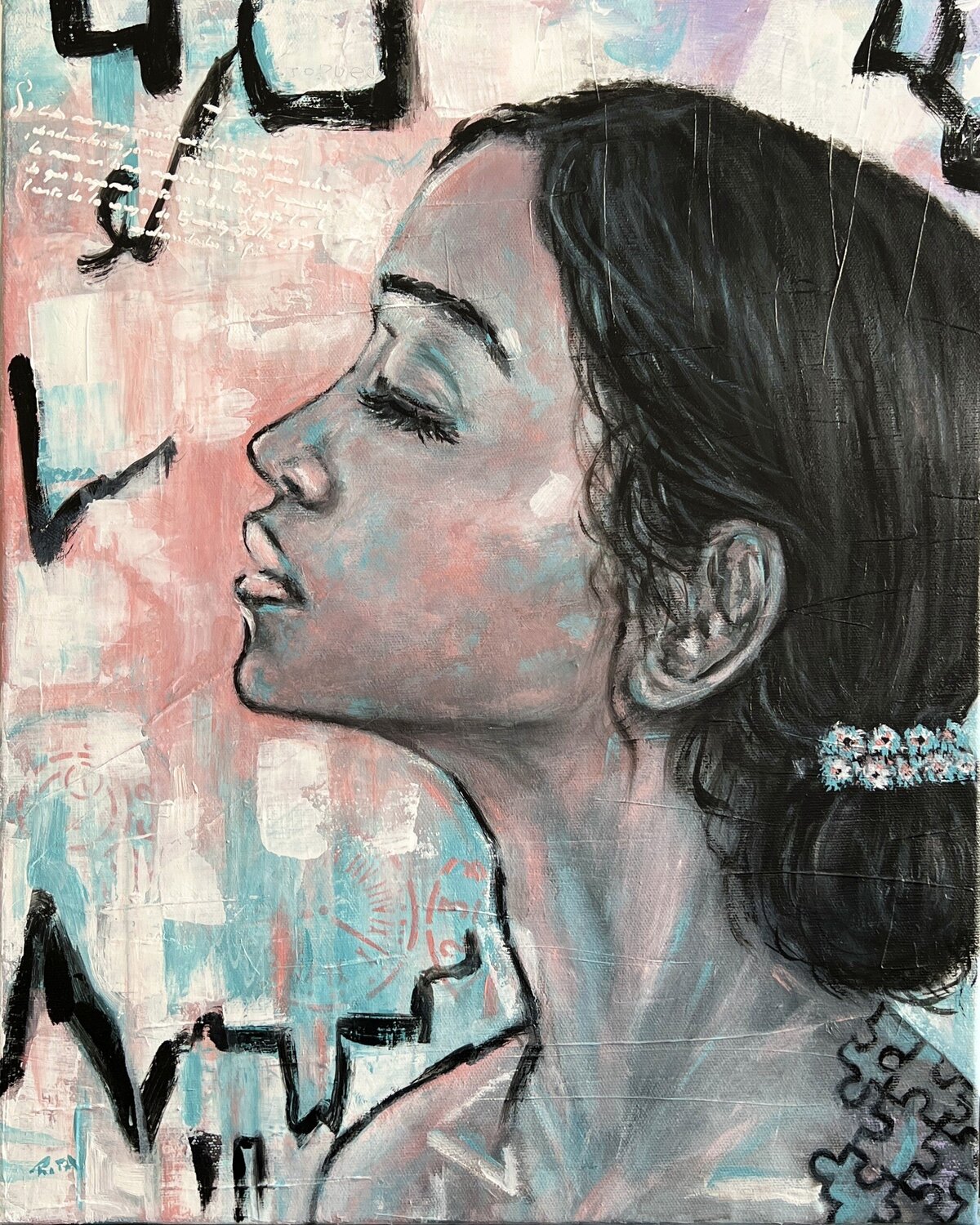 Complete In Piece II Rita Hsu Original painting for sale