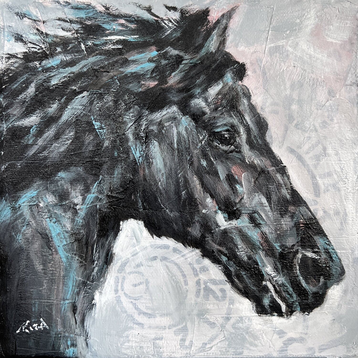 Horse Study I Rita Hsu Original painting for sale