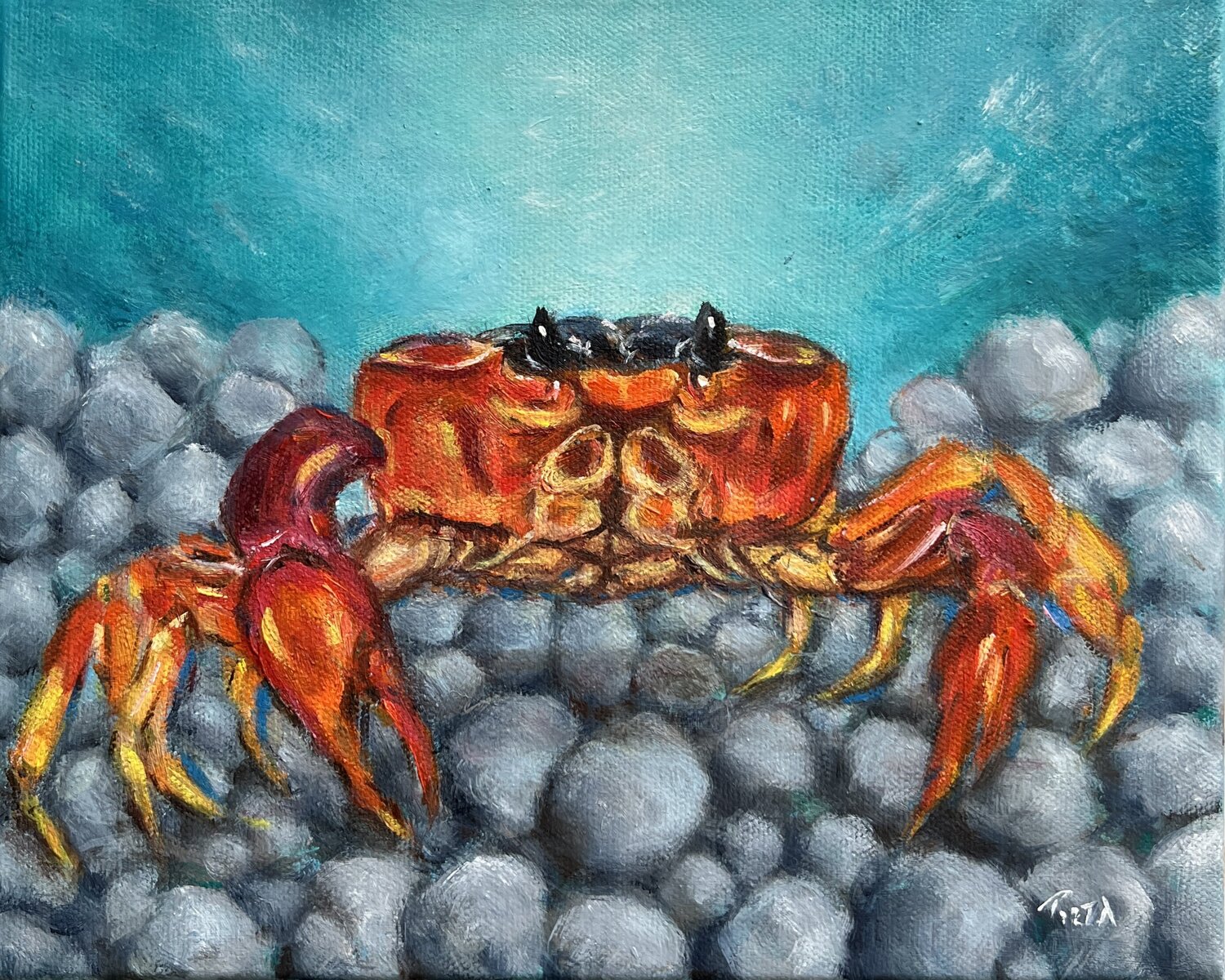 Stand Your Ground Rita Hsu Original painting for sale
