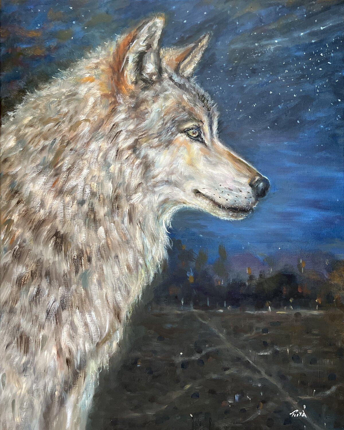 On The Way Home Rita Hsu Original painting for sale