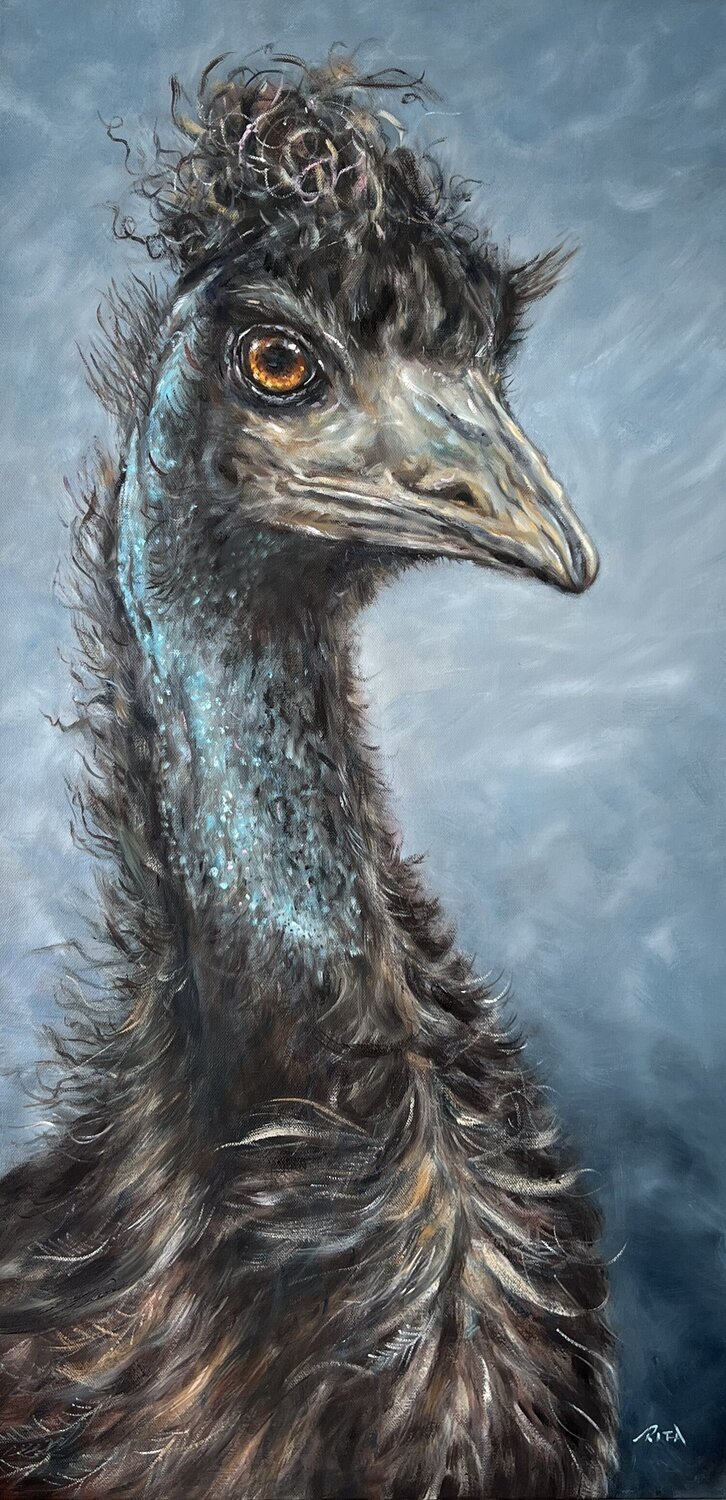Quiet Authority Rita Hsu Original painting for sale