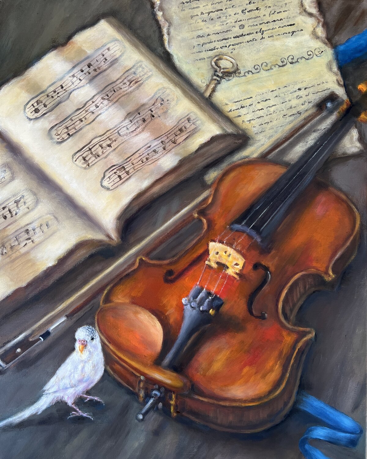 The Next Chapter Rita Hsu Original painting for sale