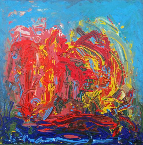 Elément Terre by Christian Saint Marc, Painting for Sale on Select