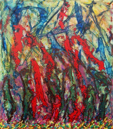 Passion ardente by Christian Saint Marc, Painting for Sale on Select