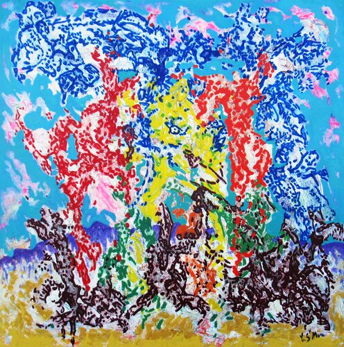 Climat ambiant by Christian Saint Marc, Painting for Sale on Select