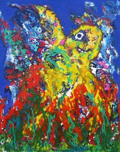 Déjection néolibérale by Christian Saint Marc, Painting for Sale on Select