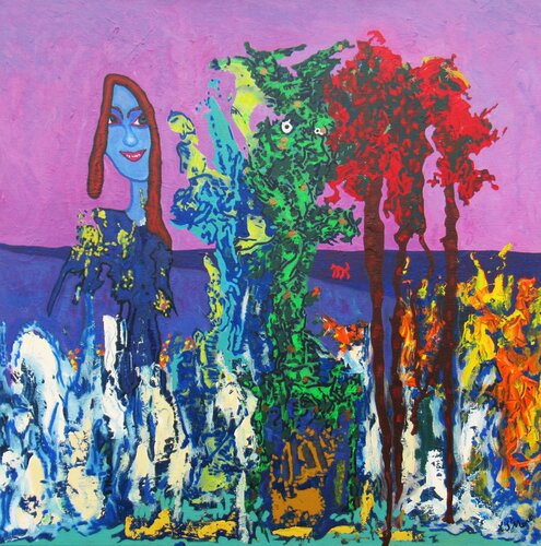 Ecolo-colère by Christian Saint Marc, Painting for Sale on Select