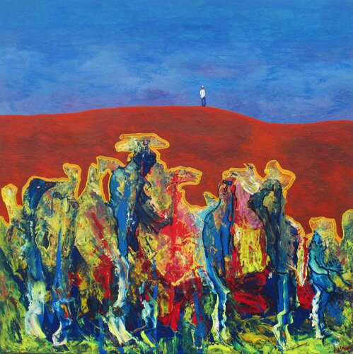 L'observateur by Christian Saint Marc, Painting for Sale on Select