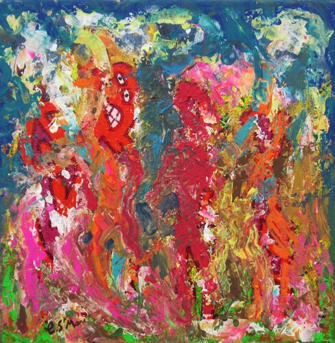 Tumulte by Christian Saint Marc, Painting for Sale on Select