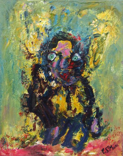 Ebauche du vivant by Christian Saint Marc, Painting for Sale on Select