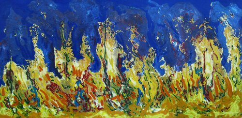 Eclair, Rage ! by Christian Saint Marc, Painting for Sale on Select