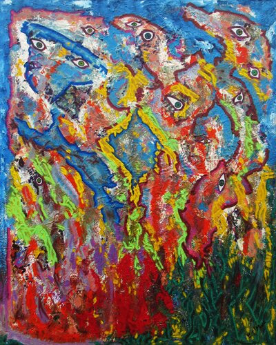 Regards by Christian Saint Marc, Painting for Sale on Select