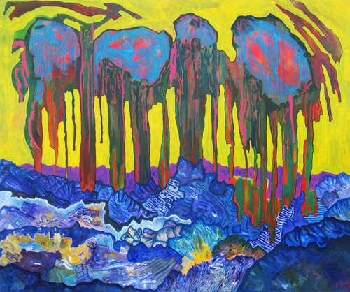 Ailleurs by Christian Saint Marc, Painting for Sale on Select