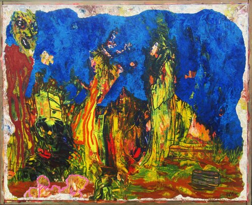 Prière et flamenco by Christian Saint Marc, Painting for Sale on Select