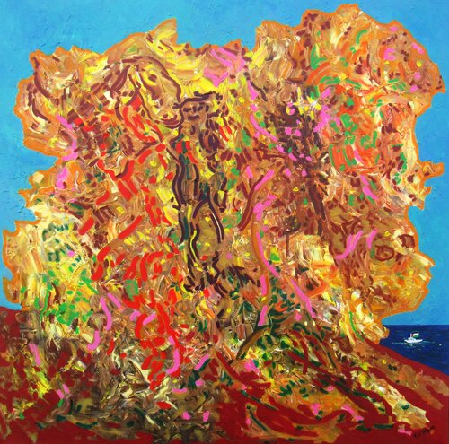Sous le ciel bleu de Gaza von Christian Saint Marc, Malerei kaufen auf Select