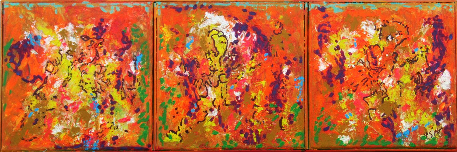 Incandescence Christian Saint Marc Original painting for sale