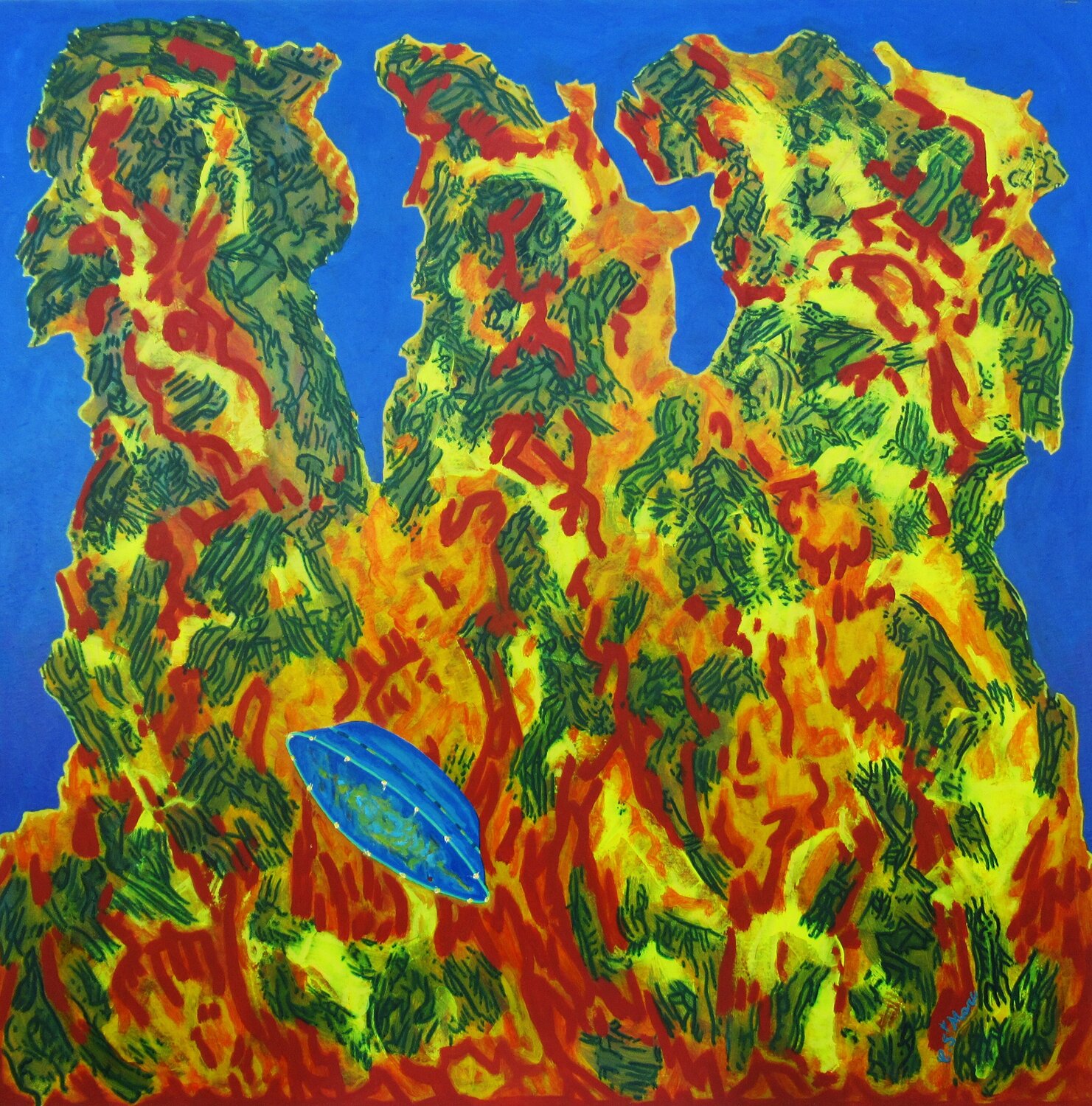 Contact Christian Saint Marc Original painting for sale