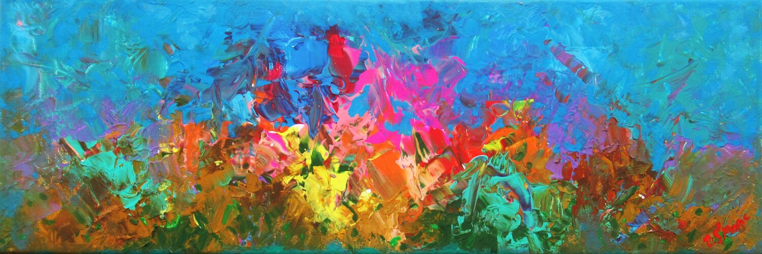 Balade onirique Christian Saint Marc Original painting for sale