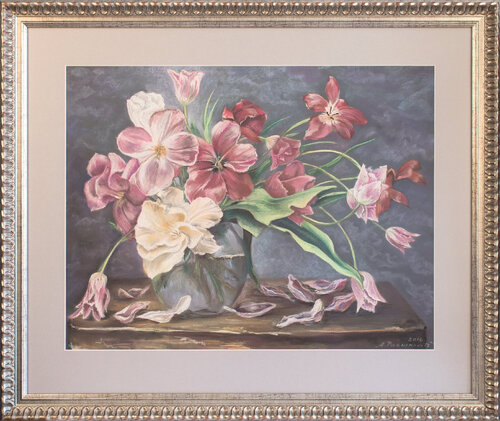 Dance of Tulips by Anna Parhimovitš, Drawing for Sale on Select
