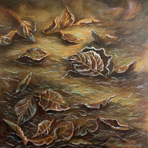 Whisper of Leaves by Anna Parhimovitš, Painting for Sale on Select