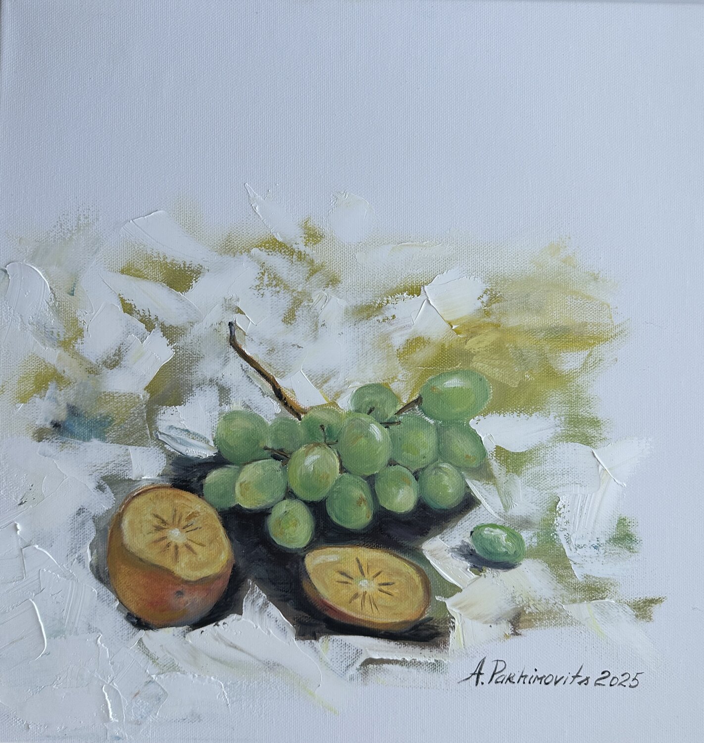 Green Delight Anna Parhimovitš Original painting for sale
