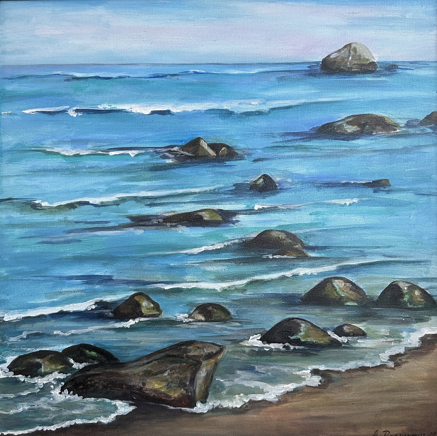Aegna Island Anna Parhimovitš Original painting for sale