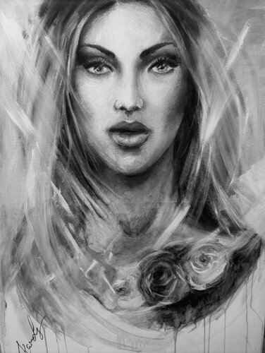 Androgynus by Karen Ly, Painting for Sale on Select