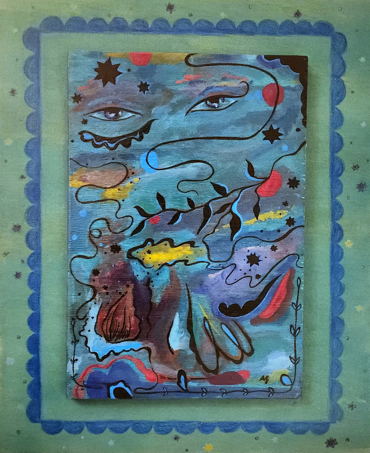 Vision Quest Anna Schwank Original painting for sale