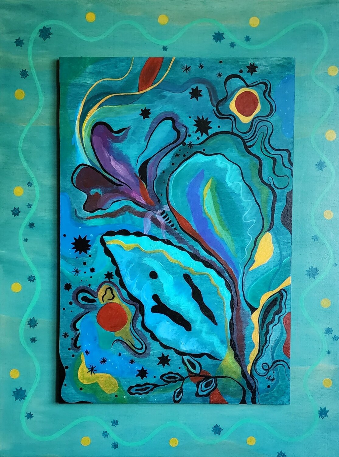 Wander Lust Anna Schwank Original painting for sale