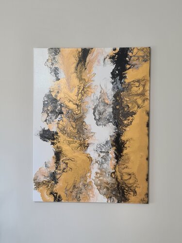 Alchimie Dorée von Céline Sicre, Malerei kaufen auf Select
