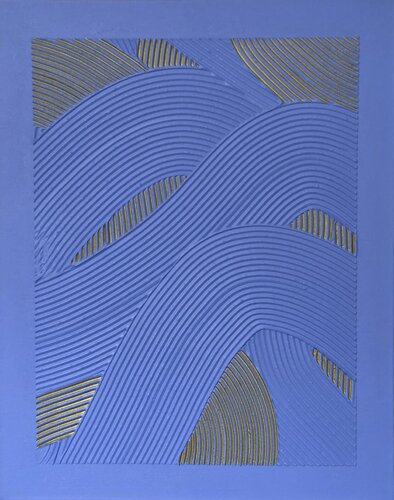 Harmoniques I - Lagon von Céline Sicre, Malerei kaufen auf Select