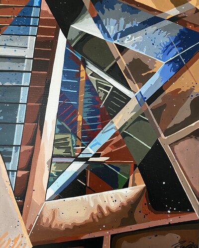 Infinity 2 by Nadine Giehl, Painting for Sale on Select